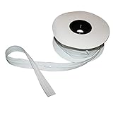 casaca blanca cremallera Vendida en rollo de 25 metros Cremallera Blanca 4mm, rollo de 25 metros