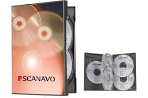 1 x Scanavo CD/DVD/BLU RAY 22mm Black DVD 7 Way Case for 7 Disc By Dragon Trading