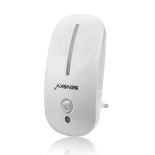 Sensky 1,8W PIR LED-Sensor-Bewegungs-Licht, 15 Lumen Plug-In-Nachtlicht mit Bewegunsmelder - 8