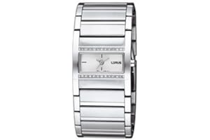 Lorus Watches zegarek damski XS Fashion stal szlachetna ZB biały analogowy stal szlachetna RG277GX9, srebro, Bransoletka