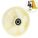 Produktbild PrimeMatik - Paletten Fixierer Rad für Hubwagen Nylon Rolle 180x50 mm 800 Kg