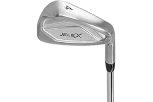 JELEX Fer de golf pour droitier en acier inoxydable pour débutants et professionnels, pour le terrain de golf ou pour l'entraînement sur le tapis de frappe, fers 3, 4, 5, 6, 7 et SW, PW