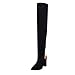 Produktbild Overknee Stiefel Damen,Elecenty Peep-Toe Damenschuhe Frauen Strecken Stiefeletten Hohe Boots High Heels Blockabsatz Elegante Schuhe