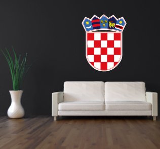 Preisvergleich Produktbild aina Wandtattoo KROATIEN Hrvatska Croatia