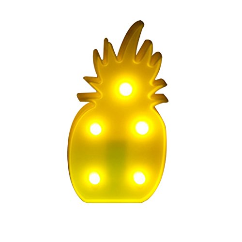 3D a LED notte lampada romantica lampada da tavolo, decorazione di Natale casa nuova, Pineapple, 24.8*13*2.8cm