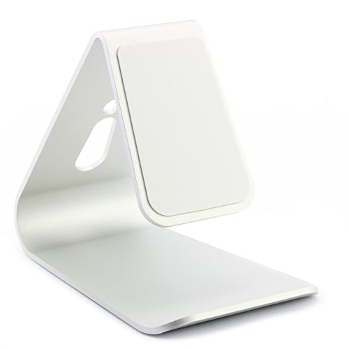 Universal Aluminium Smartphone Handy Tablet Ständer Alu Tablet und Handy Halter Samsung, Nokia , Apple, HTC und viel mehr … ScorpioCover Variante 1 silber - 5