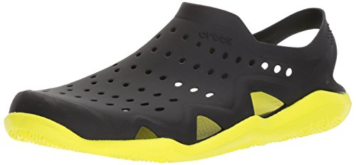 Preisvergleich Produktbild Crocs Swiftwater Wave - Black / Tennis Ball Green - Men´s