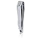 Footful Stainless Steel Nail Clipper with File for Thick Nails Large Size---Silver