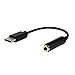 Price comparison product image jieGREAT USB Type-C To 3.5mm Jack AUX Headphone Audio Splitter Converter Adapter Cable BK