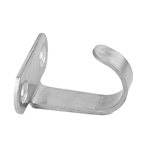 10stk Schrank Kleiderschrank Klamotten Edelstahl Haken Kleiderhaken Wandhaken - 3