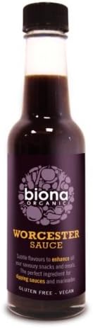Biona Organic Worcester Sauce 140ml (Pack of 6 )