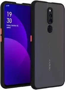 TrendStar Translucent Hybrid Oppo F11 Pro Back Case Cover | Smoked Matte Back | 360