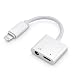 Produktbild Phone Star iPhone AUX Lightning Kopfhörer Adapter [Aufladen & Musik HÖREN] auf Aux- und Lightning-Female passend für iPhone 7, 7 Plus, 8, 8 Plus, iPhone X, iPhone XS, XS Max, Xr - iOS 12 von PhoneStar