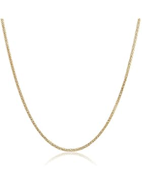 14 Karat 585 Gold Diamantschliff Spiga Weizen Gelbgold Kette - Breite 1.20 mm