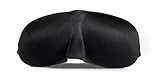 Soft Travel Sleep Rest 3D Eye Shade Sleeping Mask Cover Blinder Aid Eyemask (black 1)