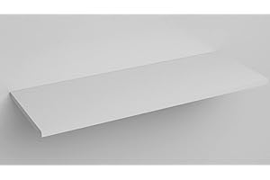 Alfredo Calandrelli Mensole da Muro in Legno nobilitato, in Varie misuri e Colori (Bianco, 100X30)