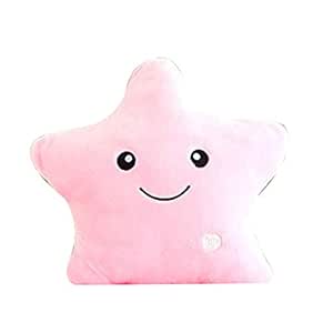 pink star pillow