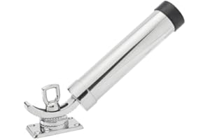 Soporte para caña de pescar ZONADAH ajustable de 360 grados, soporte para cañas de pescar de acero inoxidable 316, calidad marina, montaje en cubierta, base rectangular para barco de pesca marina,