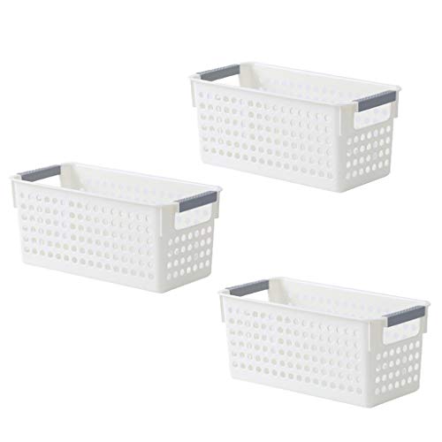 Preisvergleich Produktbild F Fityle 3 x Wohnzimmer Ablagekorb, Aufbewahrungbox, Kunststoff Multifunktion Box