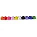 150 Sets of KAM Size 16 T3 Plastic Button Fastener Snap Studs Snaps Resin Poppers Pop Fasteners (10 colors: Red, Black, White, Yellow, Green, Orange,Royal Blue, Rose Pink, Light Pink, Violet)