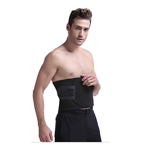 LEIAZ Fascia Dimagrante Cintura Dimagrante Snellente Promuove la Perdita di Peso Brucia Grassi Fa Sudare Regolabile per Addominali Uomo/Donna
