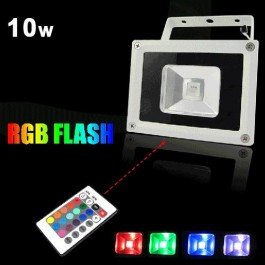 MVPower® 5St. 10W RGB LED Strahler Wasserdicht IP65 In- und Outdoor mit Fernbedienung mit Fernbedienung & Memory Funktion 16 Farbe LED-Fluter Scheinwerfer Außenbeleuchtung - 9