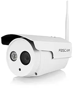 Foscam FI9803P HD 720P Wireless Plug and Play IP Camera with Night Vision (White)