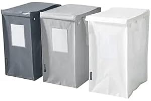 I K E A DIMPA Waste sorting bag, white/dark grey/light grey22x35x45 cm/35 l 3 pack + FREE FINCHLEY REFILL PEN