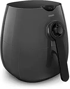 Philips HD9216/43 Electric Fryer, Uses up to 90% Less Fat, and 1.8 m Retractable Cord, 2 Liter, 1400 Watts (Grey)