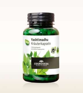 Preisvergleich Produktbild Cosmoveda BIO Yashtimadhu (Süßholzwurzel) Kapseln 200 Stück (vegan)