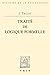Produktbild Traite de Logique Formelle (Bibliotheque D'Histoire de la Philosophie)