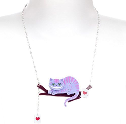 Little Moose Wonderland Cheshire cat necklace