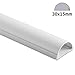Produktbild D-Line R5FT3015W 1,5 m Länge an einem Stück, 30 x 15 Kabelabdeckung – weiß