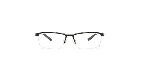 Yajiemei Moda Occhiali da Uomo con Montatura a Mezza Montatura Occhiali da  Vista per Uomo (Color : Black) : Amazon.it: Abbigliamento