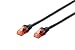 Produktbild Patchkabel DIGITUS RJ45 U/UTP Cat6 10,0m schwarz +Hebelschut
