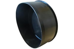 Doubleyou Geovlies & Baustoffe Bouchon d'extrémité pour tuyaux de drainage DN80 en Métal Commercial