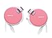 Price comparison product image Sony MDR-Q38LW/P Pink Clip Type Headphones wiith Retractable Cord MDRQ38LW