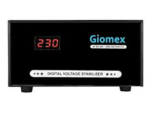Giomex Voltage Stabilizer for Refrigerator/Washing Machine (Working 150V to 280V :1 KVA)