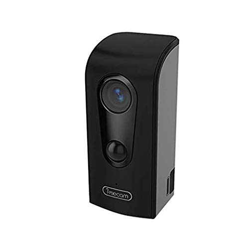 Preisvergleich Produktbild Jamicy Freecam Drahtlose Drahtlose batteriebetriebene WiFi-Kamera für zu Hause (Schwarz)