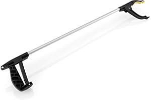 NAEEM SONS Litter Picker Magnetic Pick Up Tool Helping Hand Leaf Grabber Garden Stick Rubbish Picking Light Items Heavy Duty Long Handle Disabled Mobility Reaching Aids Multi Use Extendable Reach 76cm