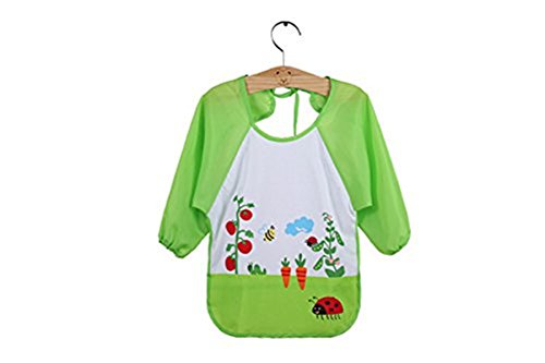 Haimoburg Wasserdicht Ärmellätzchen Nässeschutz Babylätzchen Baby-Latz 1 bis 3 Jahre alt - 5