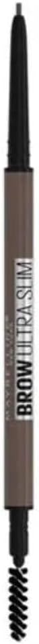 Maybelline New York Brow Ultra Slim Kaş Kalemi - 05 Deep Brown | Doğru tanım, doğal vuruş, kolay uygulama, tanımlanmış kaşlar ve üniforma için, Brow Slim