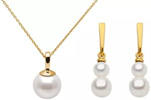 RAPHAEL SPERDIN Parure ensemble de bijoux femme Argent et perles en cristal Swarovski collier et boucles d'oreilles Fabriqué en France avec passion