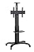 Produktbild AVF1500-60-1P TV Standfuss, Trolley, TV-Wagen, mobil mit feststellbaren Rädern, Alu, schwarz