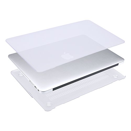 MOSISO MacBook Air 13 H  lle - Ultra Slim Hochwertige Plastik Hartschale Tasche Schutzh  lle Snap Case f  r MacBook Air 13 Zoll  A1466 A1369   Frost