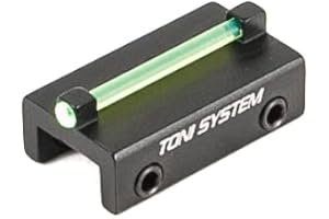 Toni System 1 pz Mirino per bindella larghezza 7mm per fucile, Fibra Ottica 1,5mm