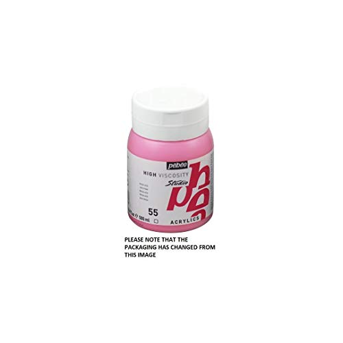 PEBEO High Viscosity Studio Acrylics - AZO Pink (55) - Jar of 500 ML