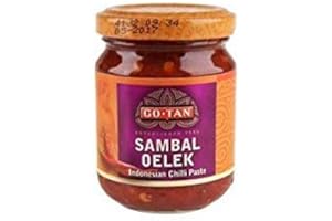 Go-Tan- Sambal Oelek - Sauce aux piments forts d'Asie du Sud-Est - 100 g