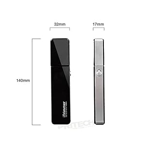 Tezam TM-09 Electric Nose Ear Trimmer,Water Resistant Facial Hair Groomer For Men with LED light, Battery Operated - Image 6