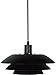Produktbild Dyberg Larsen DL31 mattschwarz Moderne LED Design Pendelleuchte für Wohnzimmer Küche Esstisch Schlafzimmer Flur Loft Hotel Restaurant Durchmesser: 31cm Höhe: 15cm